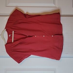 Old navy Short sleeve casual shirt orange